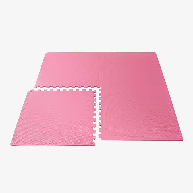 We Sell Mats 3/8" Thick Multipurpose EVA Foam Exercise Floor Mat, Interlocking Tiles, Anti-Fatigue for Home or Gym