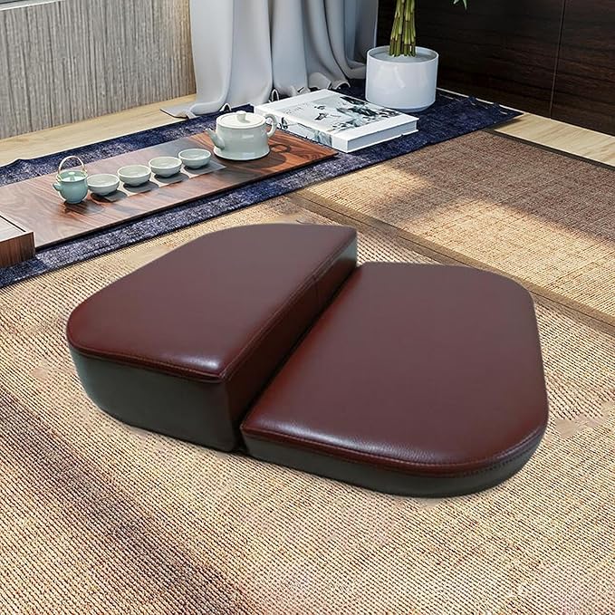 Folding Meditation Bench Easy to Clean Prayer Bench for Yoga Studio Bedroom