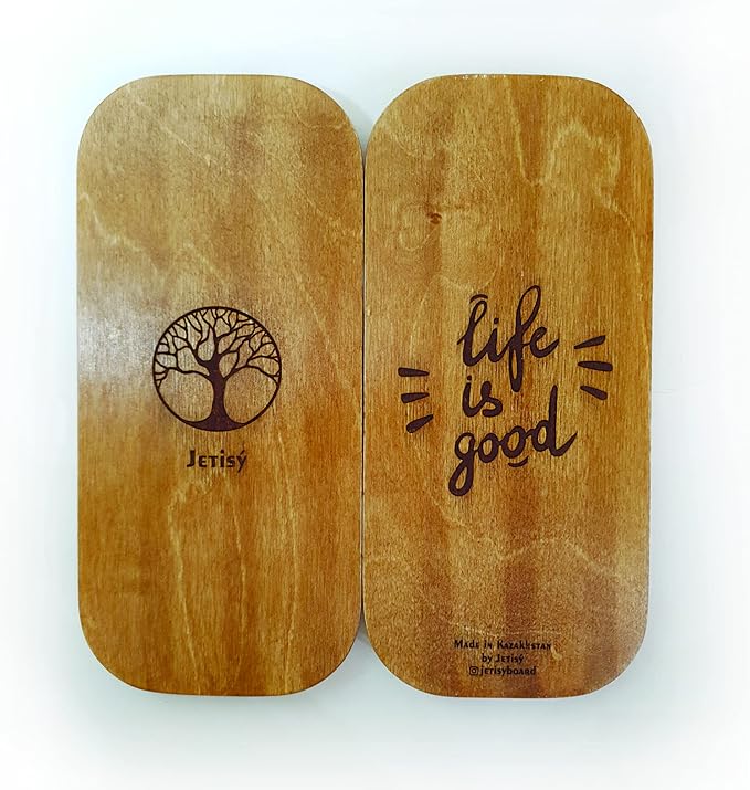 Sadhu Board for Yoga Practice, Handmade Wooden Board with Nails for Standing on Feet, Sadhu Practice Wood Board with Galvanized Nails, Relaxation Board for Acupuncture Massage, Yoga Gift