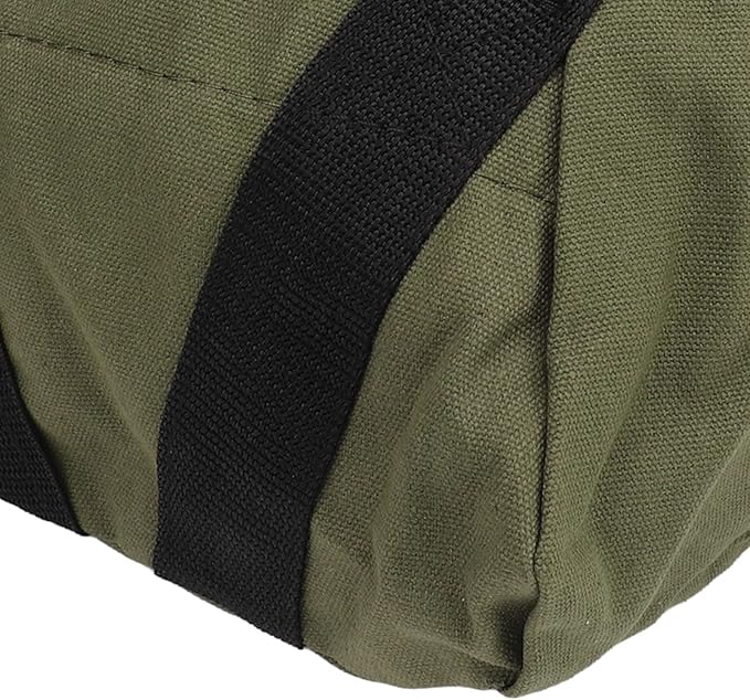 Fitness Workout Sandbag with Handles, Empty Weightlifting Training Sandbag, Durable 16oz Canvas Power Bag for Home Gym, Travel, Yoga and Strength Training