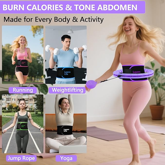 Waist Trimmer Belt – One Size 52″ Fits All Women & Men, Premium Neoprene Sweat Waist Trainer for Workout & Fitness