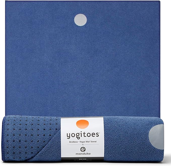 Yogitoes Yoga Hand Towel - Quick Drying Microfiber, Lightweight, Easy for Travel, Use in Hot Yoga, Vinyasa and Power, 16 Inch (40cm)