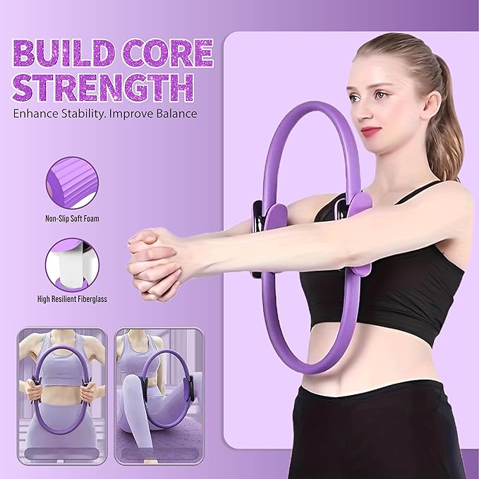 Pilates Kit with Weights, Pilates Kit with Ankle Wrist Weights, Pilates Set, at Home Pilates Kit, Pilates Sets for Women, Pilates Essential kit, Pilates Accessories, Pilates Workout Sets