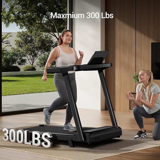 15% Treadmills for Home, 3-in-1 Foldable Treadmill with Incline, Portable Treadmill with Handle, 3.0HP Quiet Walking Pad Treadmill, 12 Automatic Modes, Three Screen