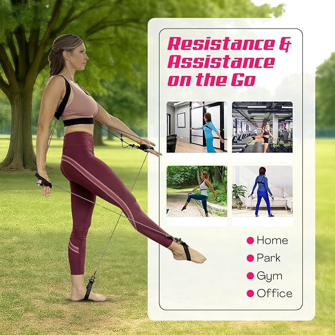 TYE4® and TYE4X™ - Pilates Wearable Resistance/Assistance; Total Body Exercise; Core Strengthening, Portable, Home Gym, Pilates, Yoga, Barre, Posture, Stretching, Balance