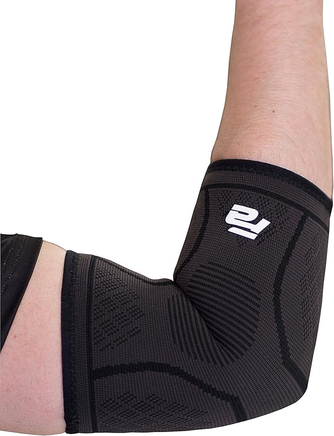 Fit Active Sports Elbow Arm Brace Compression Sleeve For Weight Lifting, Gym Workout, Golf, Tennis, Support for Men and Women