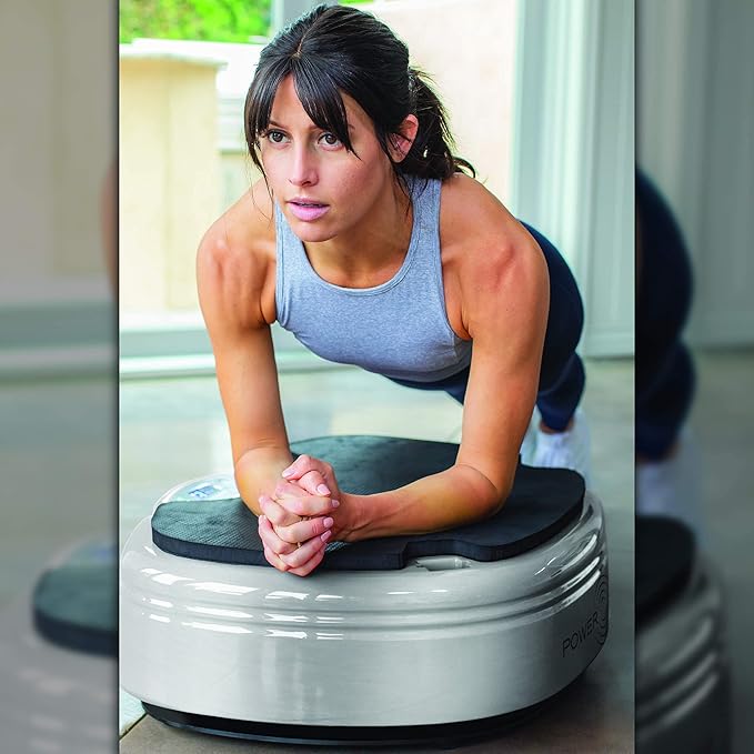Power Plate Move Vibration Platform, Vibrating Plate to Increase Core Strength, Improve Balance and Stability