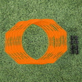 FORZA Agility Training Octa Rings [Pack of 6] | Soccer Training Equipment | Multi-Sport Agility Ring Set | Speed Training Equipment | Sports Equipment