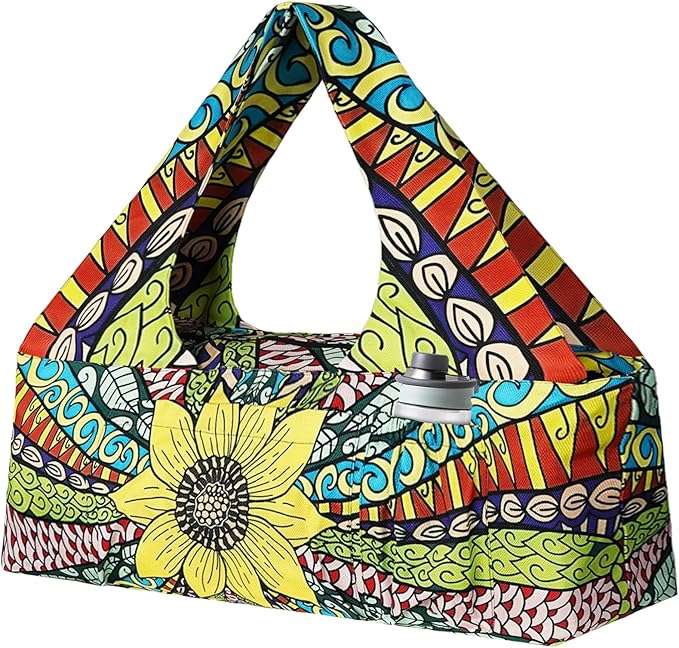 Yoga Mat Bag - Large Yoga Bag with Yoga Mat Strap, Zipper and Pockets - Yoga Bags and Carriers Fits All Your Stuff - Personalized Yoga Mat Bags for Women Fits Most Size Mats