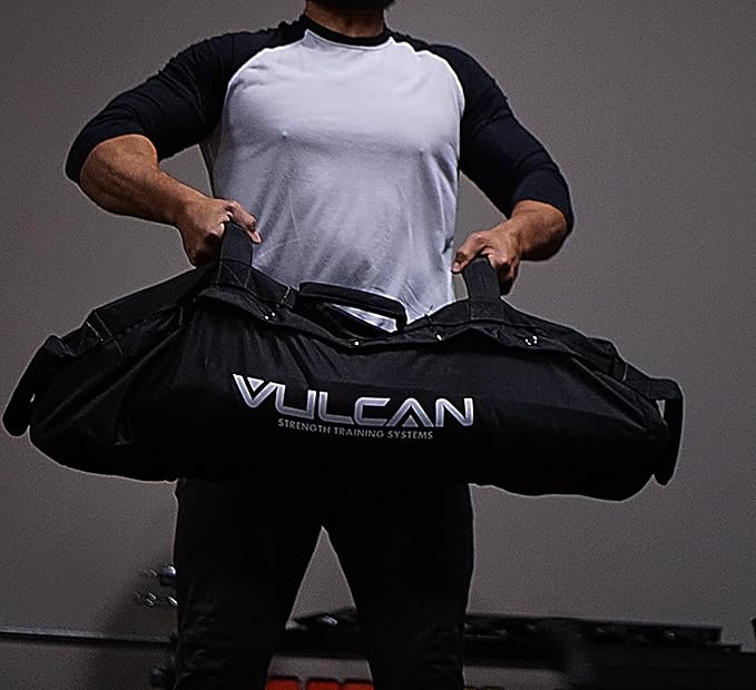 Vulcan Sandbag Trainer – Adjustable Heavy-Duty Workout Sandbag for Strength Training and Functional Fitness | 1050D Ballistic Nylon, Reinforced Filler Bags, Multi-Grip Handles for Cross-Training