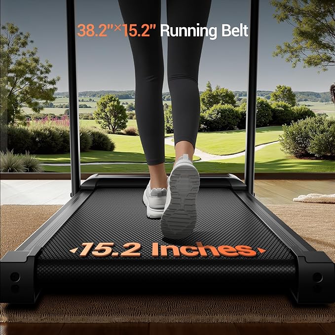 15% Treadmills for Home, 3-in-1 Foldable Treadmill with Incline, Portable Treadmill with Handle, 3.0HP Quiet Walking Pad Treadmill, 12 Automatic Modes, Three Screen