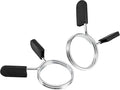 Barbell Clips Olympic Barbell Clamps Collars 2 Inches Weight Bars Lock Dumbbell Spring Clips Circlip Fitness Weightlifting Buckle for Strength Training Gym Accessory