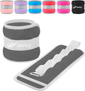 Ankle Weights A Pair of 1/2/3/4/6/8/10/12/20 LBS Wrist Leg Arm Weights for Women Men with Adjustable Straps, Strength weighted for Physical Therapy Running Walking Fitness Gym Workout