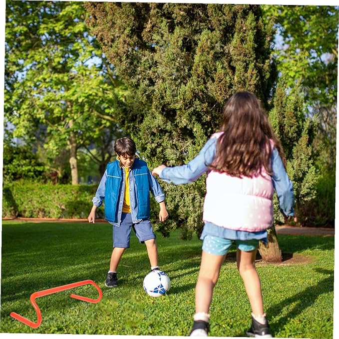 4pcs Portable Agility Hurdles for Preschool PE Class Outdoor Sports Material Speed Training Equipment for Coordination and Team Activities