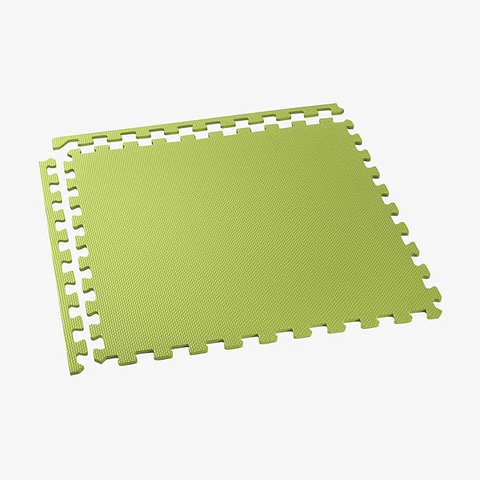 We Sell Mats 3/8" Thick Multipurpose EVA Foam Exercise Floor Mat, Interlocking Tiles, Anti-Fatigue for Home or Gym