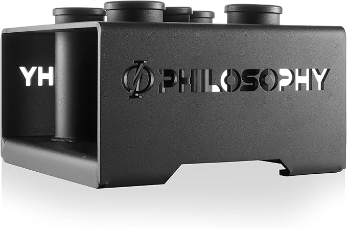 Philosophy Gym Vertical Barbell Holder - 5 Bar Storage Stand for 2" Olympic Bars