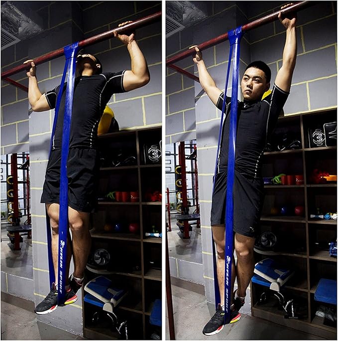 KYLIN SPORT Resistance Band Assisted Pull Up Bands Training Yoga Pilates Elastic Loop Stretch for Cross Workout Gymnastics Power-Lifting