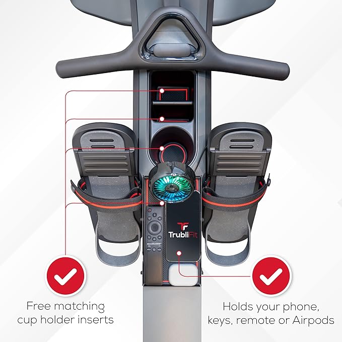 TrubliFit Fan for Peloton Bike & Peloton Treadmill - Accessories for Peloton - Fits Original Bike, Bike+ or Tread - No Batteries or Charging Required