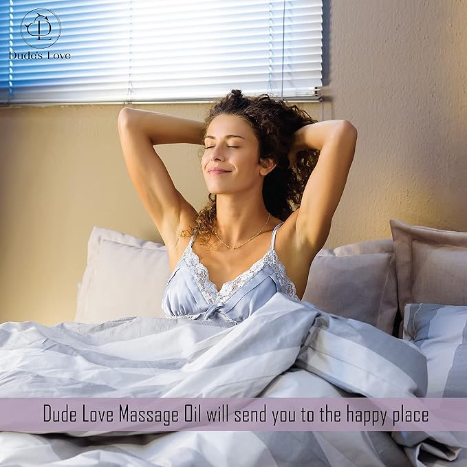Organic - Edible Floral Sensual Massage Oil for Couple - Lickable | Serenity Scent for Intimate Sexual Moments - No Stain & Non-Sticky | with Coconut Oil, Orange Blossom & Lavender
