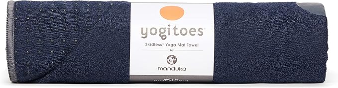 Yogitoes Yoga Hand Towel - Quick Drying Microfiber, Lightweight, Easy for Travel, Use in Hot Yoga, Vinyasa and Power, 16 Inch (40cm)