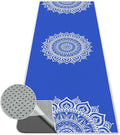 Yoga Towel,Absorbent Yoga Mat Towel for Hot Yoga Non Slip,Stylish Prints,Ideal for Workouts,Hot Yoga,Bikram,Pilates Equipment,72 x 27 in,Blue Mandala