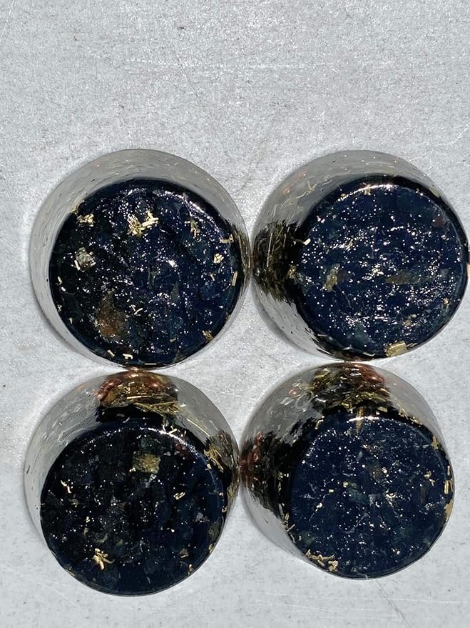 Black Jade Nephrite Orgone Generator Energy Accumulator 7.83Hz/432Hz/528Hz/Advance Harmonics Many Beautiful Ingredients!(Black Jade Nephrite)