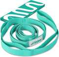 Trideer Stretching Strap with Loops & Leg Lifter, Non-Elastic PT-Style Physical Therapy Strap for Knee Replacement Rehab, Hamstring, Calf & Back Stretcher Mobility, Hip, Shoulder & Yoga