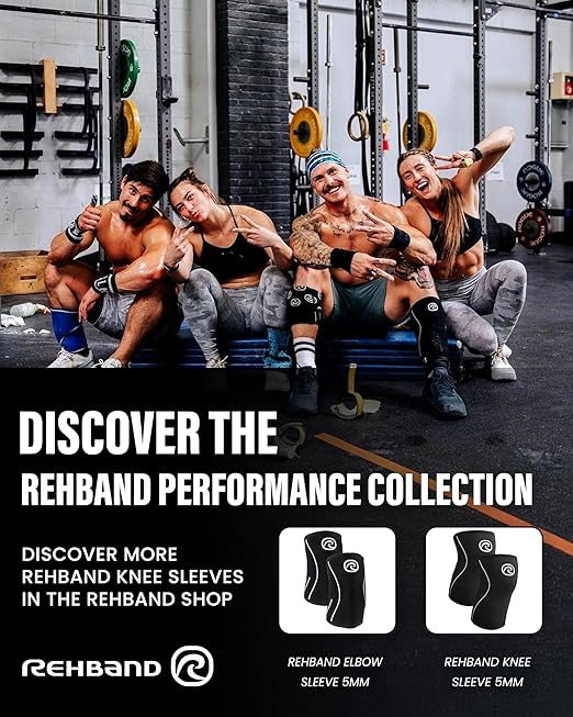 Rehband RX Wrist Support Power Max, 3-in-1 Neoprene Sleeve + Wrap for Strength Training, Protects during Kettlebell Training, stabilizes wrist, forearm protection, Colour:Arctic/White, Size:Large