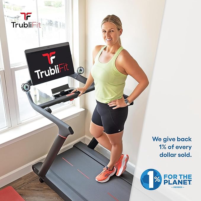 TrubliFit Fan for Peloton Bike & Peloton Treadmill - Accessories for Peloton - Fits Original Bike, Bike+ or Tread - No Batteries or Charging Required