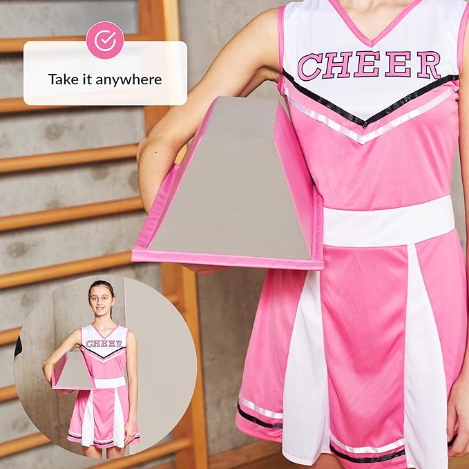 Stunt Trainer Stand for Cheerleading | Portable Cheer Balance Trainer | Stunting Flyer Practice Platform | Lightweight Gymnastics Balance Block | Cheerleading Equipment for Safe Skill Training