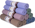 Sunshine Yoga Voyage Yoga Mat, 10 Pack, 72" x 24" Professional Studio and Gym Bulk Yoga Mats, 5mm Thick, Durable, Anti-Tear, Non Slip Fitness and Exercise Mats