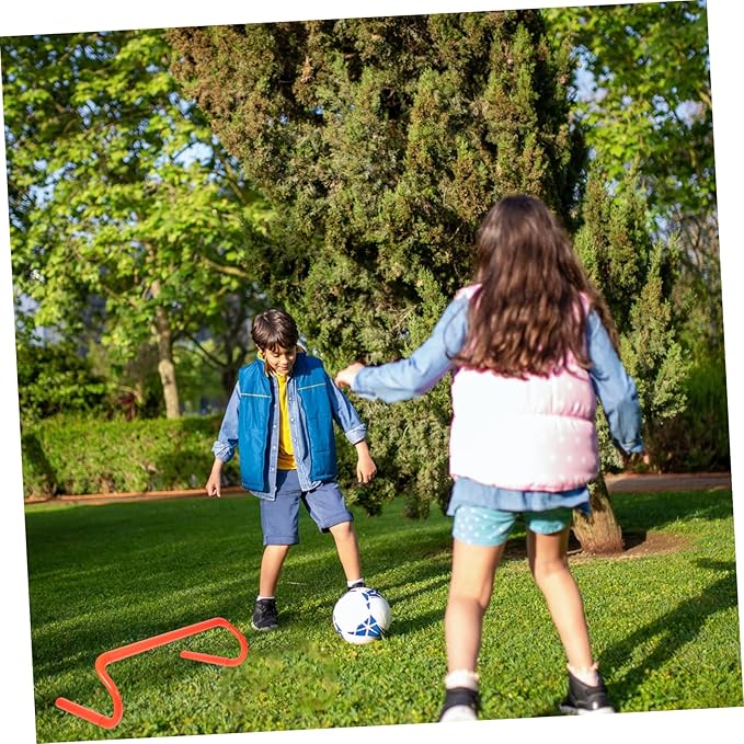 Agility Speed Hurdle Training Equipment for Boy Girl Portable High Hurdles for Soccer and Football Practice for Developing Skills and Agility Young Athletes