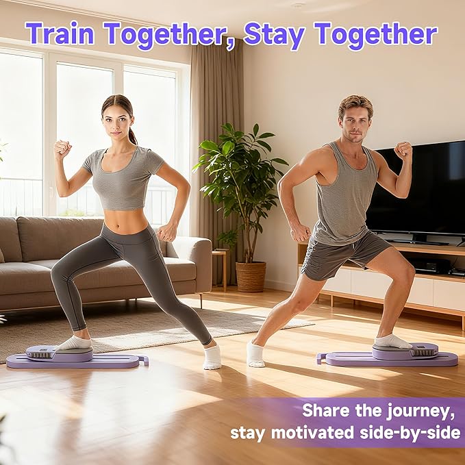 COSIEST Pilates Board for Home Use, Foldable Pilates Reformer Set with Resistance Bands, All-in-One Professional Workout Fitness Equipment for Core, Abs, Glutes, Legs, Butt, Arms Toning