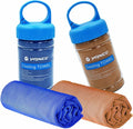 YQXCC Cooling Towel | 2 Pack 47"x12" | Ice Cool for Neck | Soft Breathable Microfiber Chilly | for Yoga, Golf, Gym, Camping, Running, Workout & More Activities