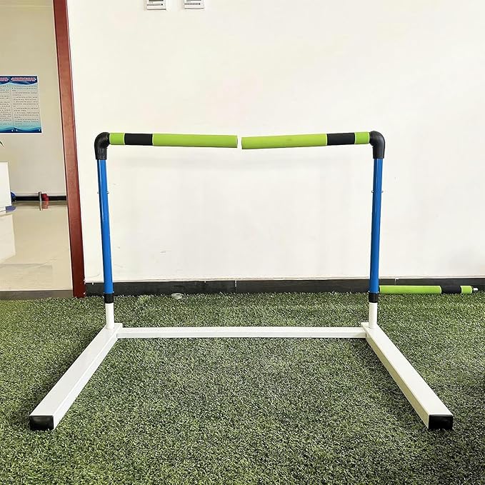 Track and Field Hurdles Metal Practice Hurdles,Height Adjustable Sports Training Hurdle-1/2/ 4pcs Track and Field Equipment, Speed Hurdles, Track Hurdle，Practice(4pcs)