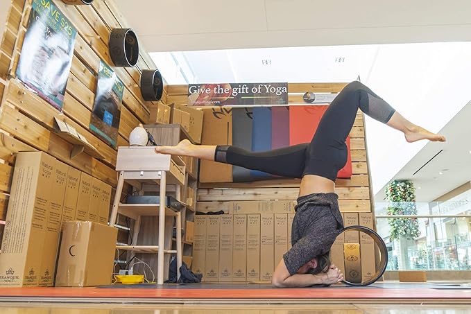 Enlighten Yoga Wheel - Great for Adding Active Strength and Flexibility to Your Exercise and Yoga Practice