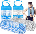 BOGI Cooling Towels for Neck and Face, Soft Breathable Cool Towel for Instant Cooling Stay Cool for Yoga, Sport, Gym, Camping, Running & More Activities