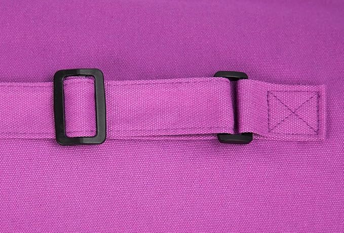 Cotton yoga mat bag with Pockets and Adjustable Strap - Full Zip Cargo Yoga Mat Carrier Bag - Bag for 1/4" 1/3" Thick Yoga Mat
