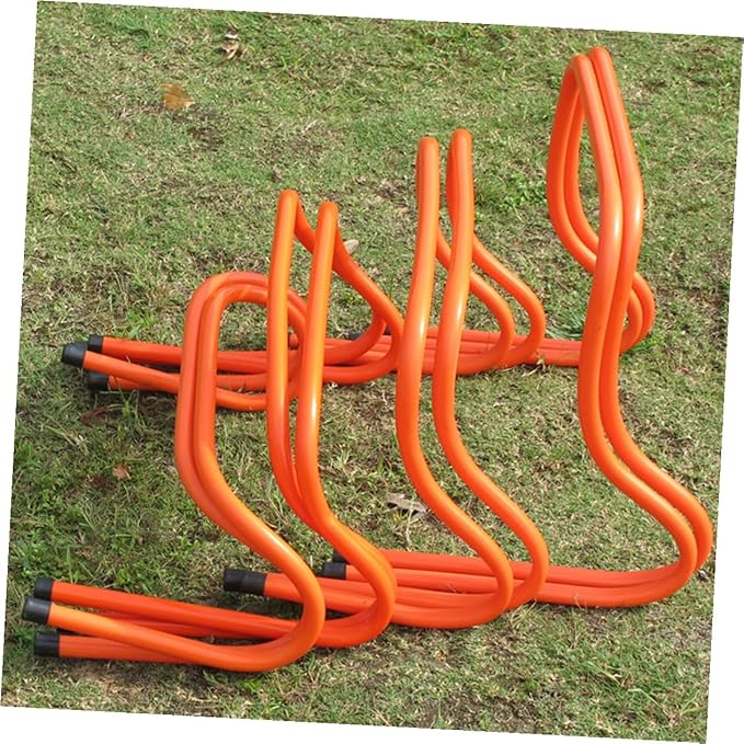 2pcs Agility Hurdles 15cm Plastic Speed Training Equipment for Football Soccer Track and Field Fitness