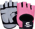 SAWANS Workout Gloves for Men and Women Weight Lifting Gloves Gym Fitness Exercise Cycling Pull ups Microfiber Lightweight Breathable Non-Slip Silicone Padded Palm Grip Protection