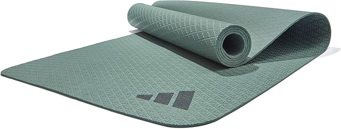 adidas Yoga Mat - Eco Friendly - Non Slip, Durable Textured Surface