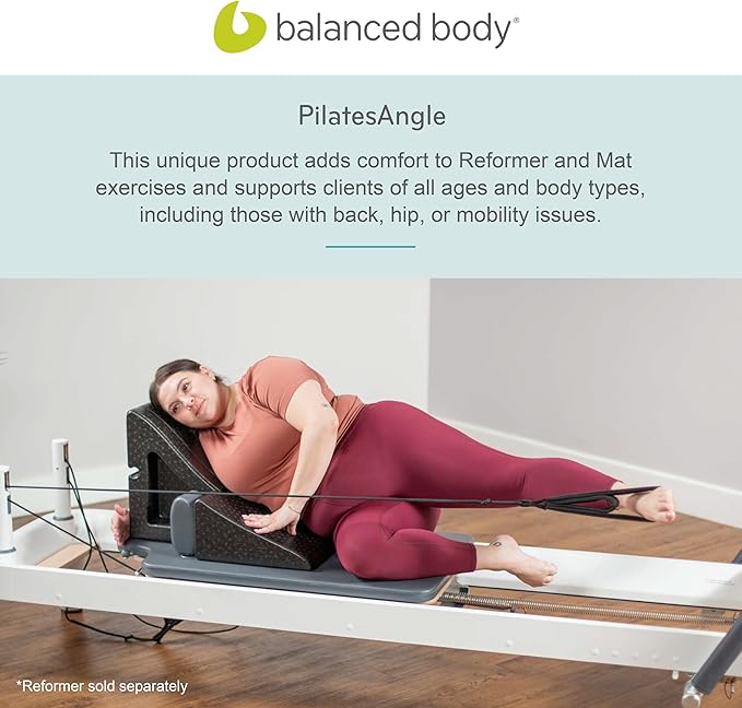 Balanced Body PilatesAngle & Accessories – Reformer Workout Wedge, Resistance Band, and Neck Support for Home Gym & Studio
