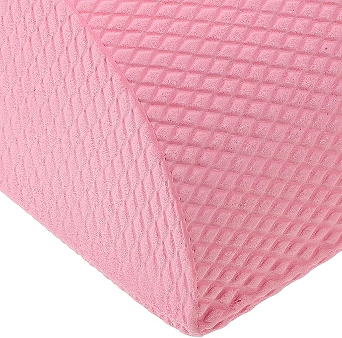 Half Circle Foam Roller for Yoga and Pilates Muscle Massage, 30x6.3cm Cherry Blossom Pink, Core Stability Balance Training Roller for Fitness and Back Relief at Home