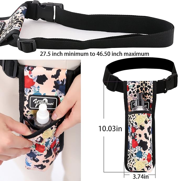 Massage Bottle Bag Massage Oil Bag Massage Therapist Holster Massage Lotion Holster Massage Oil Holster (1kdbaowen