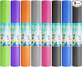 24 Pack 3 mm Thick Yoga Mat Bulk, Non Slip Exercise Workout Fitness Pad for Women Men, Gym Home Yoga Pilates, Easy to Clean, Sturdy PVC
