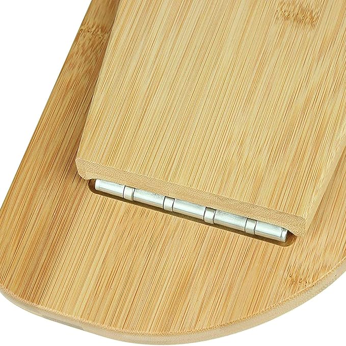 Portable Meditation Bench, Finished Bamboo, Folding Legs and Low Seat, Meditation Stool - for Meditation, Seminars, or TV Watching