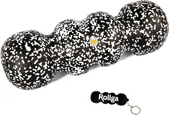 Rollga Micro - The Better Hand & Foot Roller for Plantar Fasciitis, Deep Tissue Massage, Physical Therapy, & Trigger Point Release. More Targeted Pressure Than A Lacrosse Ball. Solid Rubber.