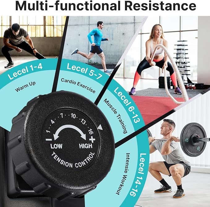 Recumbent Exercise Bike for Home with App Sync, 16-Level Magnetic Resistance, Quiet Recumbent Bike with Adjustable Seat & LCD Display for Adults and Seniors