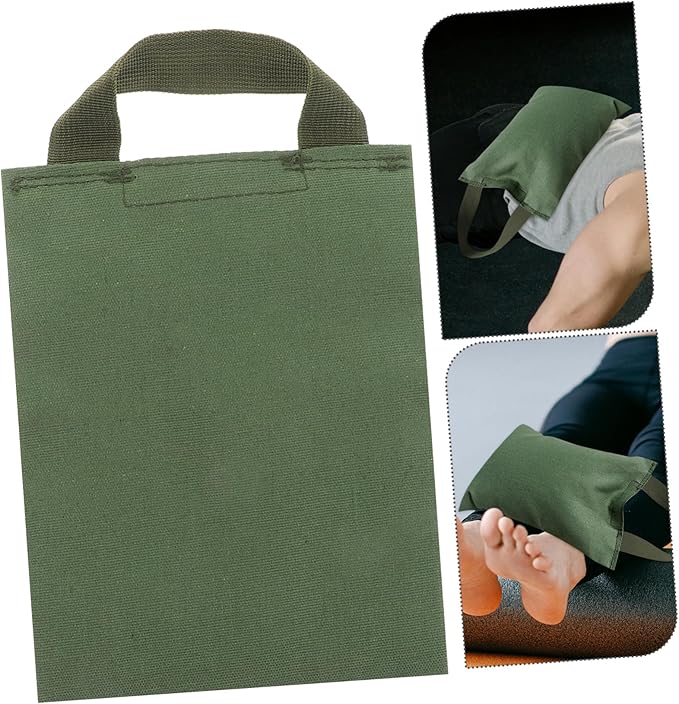 Garneck 2kg Sandbag Handle Fillable Weighted Exercise Bag for Yoga and Fitness Canvas Design for Versatile Training and Workouts Weight Management