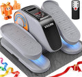 VIVURN-Upgraded Under Desk Elliptical, Leg Exerciser As Seen on TV, 12 Speeds Forward & Reverse Manual & Auto Mode, Electric Seated Pedal Exerciser with Non-Slip Mat, Quiet Operation for Home Office